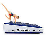 Килимок надувний гімнастичний inSPORTline Airincline 200x200 см, біло-синій, фото 6