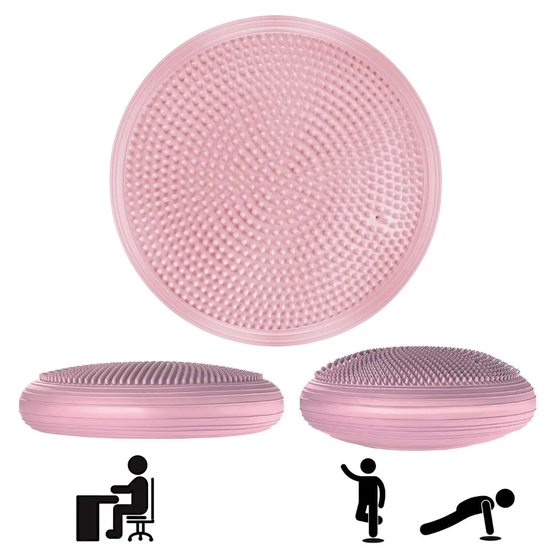 Балансувальна подушка Hop-Sport HS-R034BC рожева, фото 1