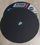 Круг диск відрізний для металу/нержавійка Титан Абразив 180х1,6х22,2 мм, фото 6