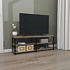 Тумба ТВ 130 см ТВЛ-2. Тумба під телевізор і техніку loft. Тумбочка для техніки 900