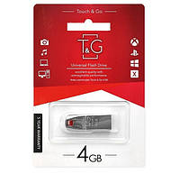 Флешка 4GB T&G 115 Stylish хром series (TV)