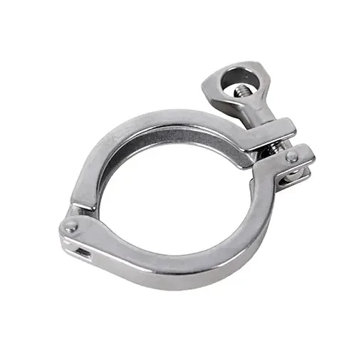 Хомут кламповий 1.5 дюйми нержавіюча сталь, фото 1