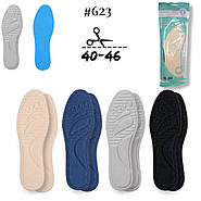 Устілки масажні мультирозмір мікс кольорів 40-46 р, фото 2