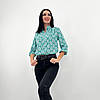 Жіноча блузка з принтом "Marocco" оптом | Батал, фото 3
