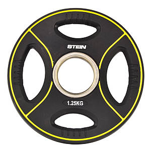 Диск поліуретановий чорний із хватом Stein 4-Hole Plate (DB6091)