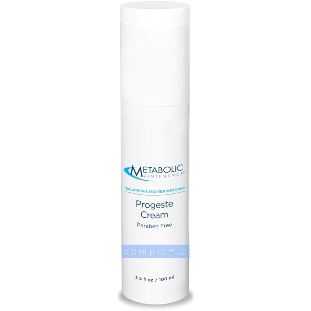 Metabolic Maintenance Progeste (progesterone) Cream, Натуральний крем с прогестероном, 100 мл BX700