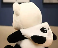 Детская игрушка-антистресс мишка в комбинезоне панды, Прикольные игрушки 40 см