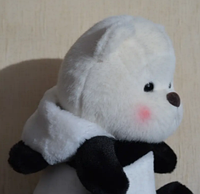 Игрушка мишка в костюме с капюшоном, плюшевая антистресс игрушка-обнимашка, детский подарок, 40 см