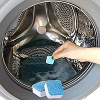 Средство для удаления известкового налета Washing Machine Cleaner 12 шт Таблетки для стиральных машин