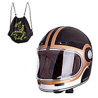 Мотоциклетний шолом W-TEC Fiber Glass Black - XXL (63-64)