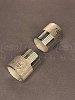 Різьба приварна коротка Ду25 (1") нержавіюча, н/ж сталь AISI 304, BSPP, Class 150, DIN 2982, напівзгін