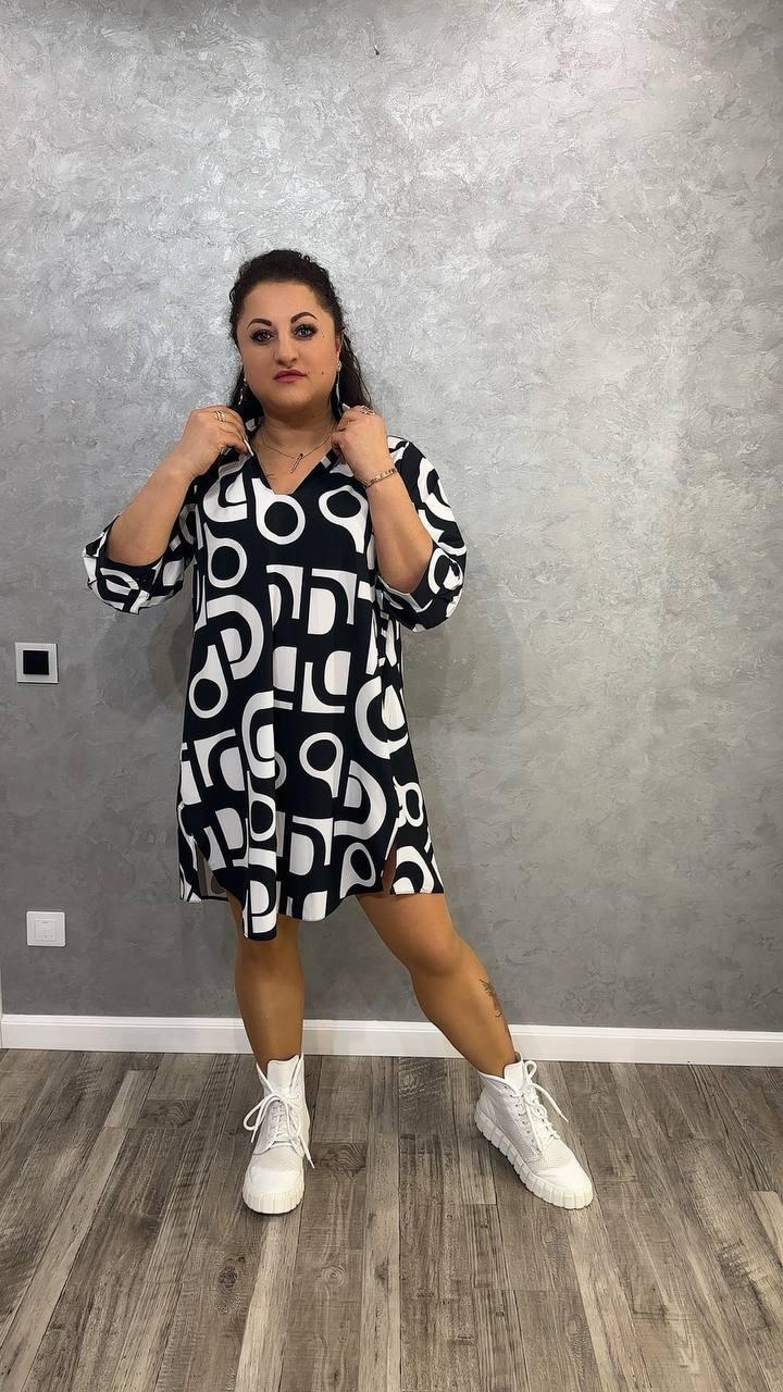 Дуже красиве плаття софт довгі рукави розміри батал