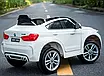 Потужний дитячий електромобіль BMW X6M Premium Edition Білий 12V та 120W міцна батарея, фото 6