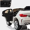 Потужний дитячий електромобіль BMW X6M Premium Edition Білий 12V та 120W міцна батарея, фото 10