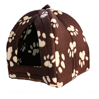 Мягкий домик для собак и кошек Pet Hut Brown