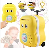 Сейф детский Чемодан 363-9A интерактивная копилка чемодан