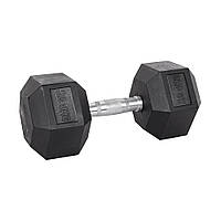 Шестикутна гантель inSPORTline Hexsteel 22,5 кг.