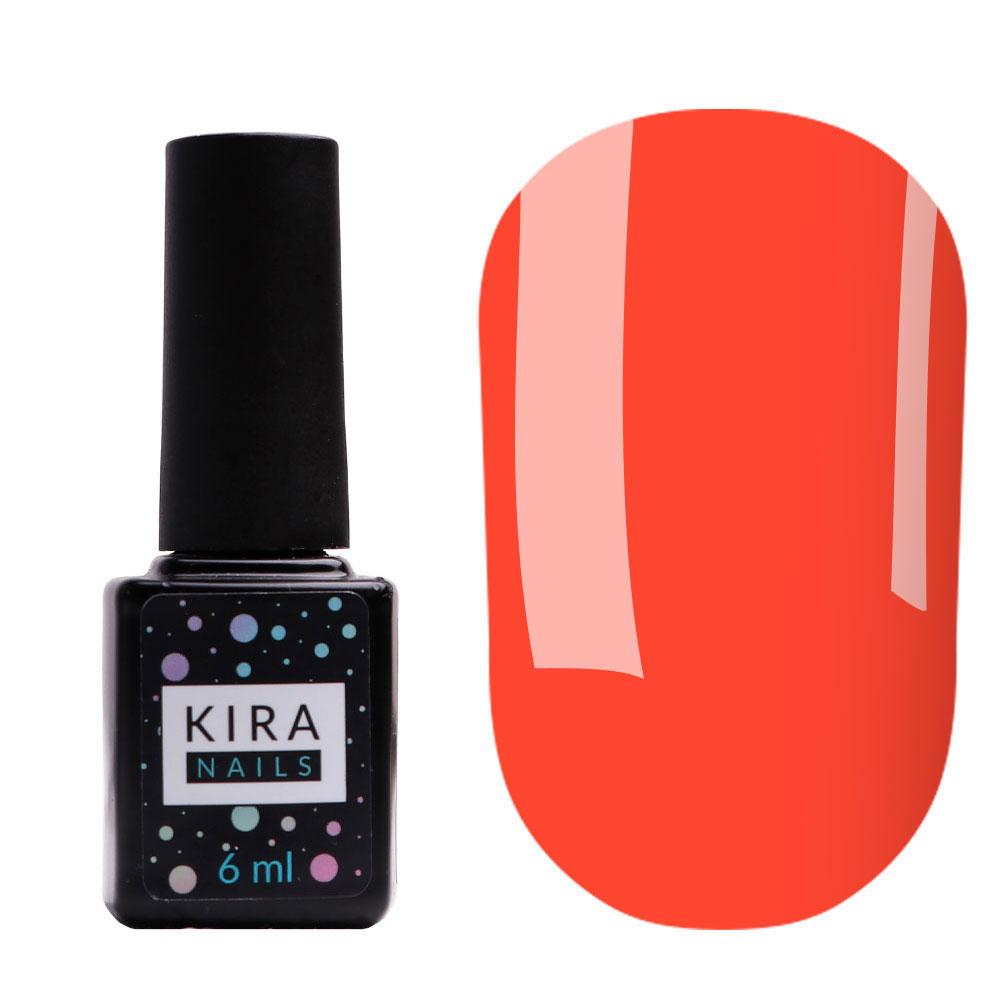 Гель-лак Kira Nails №106 (світло-кораловий, неоновий), 6 мл, фото 1