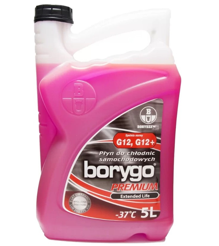 Антифриз Borygo Premium Extended Life G12/G12+, 5 л