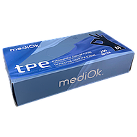 Перчатки MediOk TPE Черные M 200 шт (10)