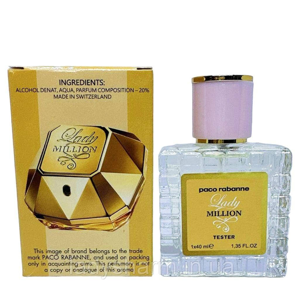Tester Paco Rabanne Lady Million 40 ml ( Пако Рабан Леді Мільйон 40 мл.) , жіночі, фото 1
