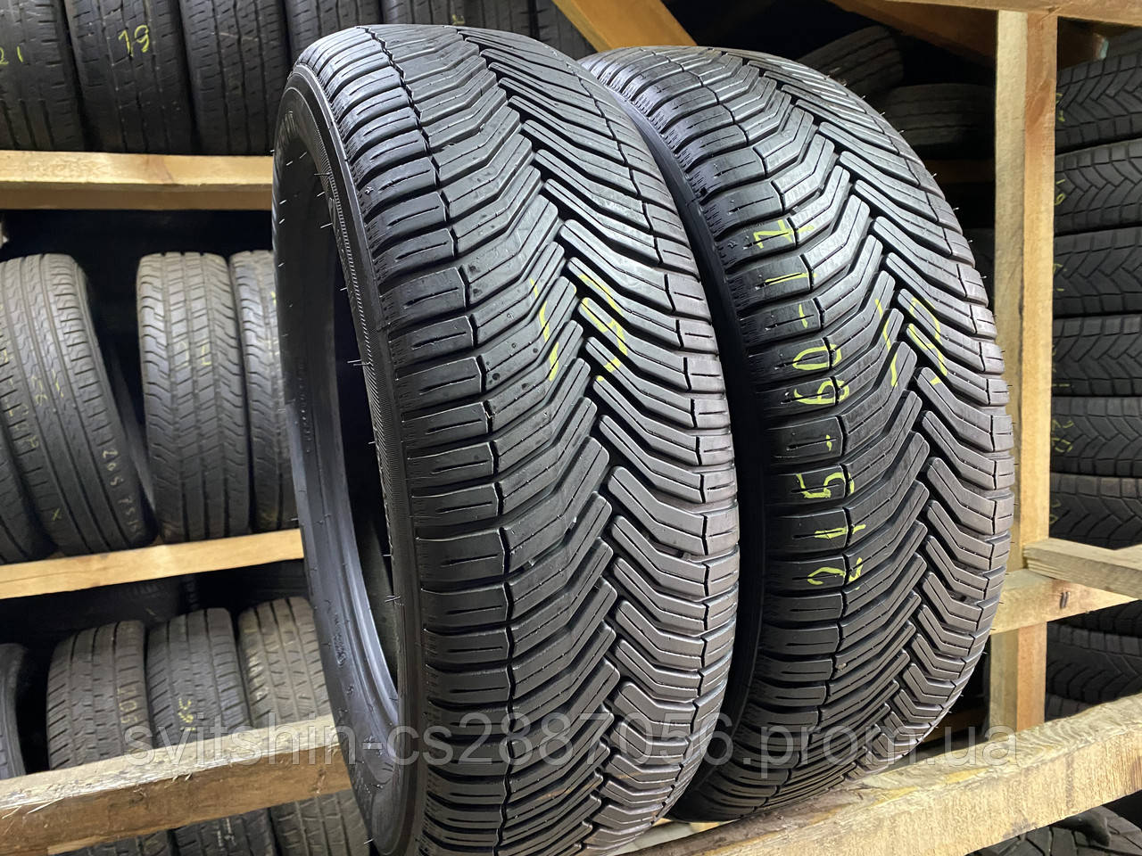 Шини Всесез. 215/60R17 Michelin CrossClimate 2019рік 2шт