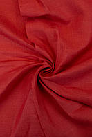 Ткань льняная костюмная цв.1309 Racing Red 19-1763 TCX 190г/м2