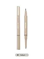 Двосторонній олівець для брів Sheglam Brows On Demand 2-in-1 Brow Pencil Auburn