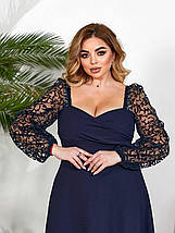 Святкова сукня довга розміри батал, фото 4