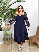 Святкова сукня довга розміри батал, фото 3