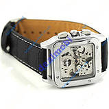 Часы WINNER Skeleton Square SILVER Арт.:323, фото 3