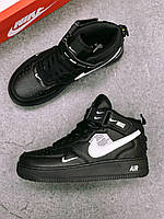 Кроссовки Nike Air Force 1 Mid Utility Black размер