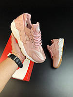 Женские легкие кроссовки Nike Huarache, стильные розовые кроссовки для девушек, женские кроссовки Найк лето