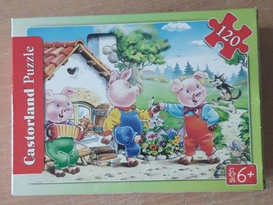 УЦІНКА! CASTORLAND PUZZLE 120 MIDI. Three Little Pigs / Троє поросят