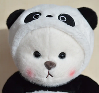 Медвежонок в костюме панда, детская плюшевая игрушка-обнимашка, детский подарок, 60 см