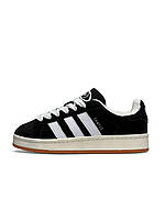 Кроссовки Adidas Campus Black White Gum Fur 37 размер 38