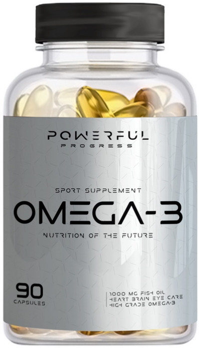 Омега Powerful Progress Omega 3 Atlantic 90 гел капс