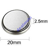 Батарейка LITHIUM BATTERY CR2025 — 3V (1 шт.), фото 3