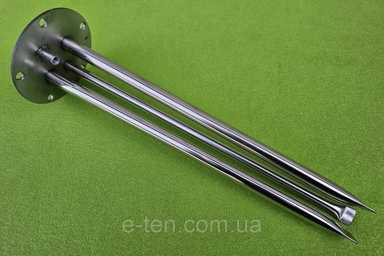 Фланець-колба Ø116мм / 5 отворів (повністю з НЕРЖАВІЙКИ) під сухі тени для бойлерів NovaTec, Grunhelm