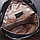 Сумка-рюкзак жіноча шкіряна De esse L20665-1 маленька чорна, фото 7
