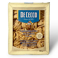 Макароны яичные гнезда DE CECCO тонкие tagliatelle all uovo 500г