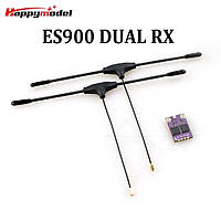 Приймач HappyModel ES900 DUAL RX ELRS 915MHz з двома антенами fpv