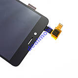 Модуль тачскрин +дисп LCD Xiaomi Redmi Note 3 Black, фото 4