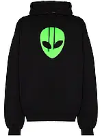 Худи Balenciaga Oversized Alien Hoodie.