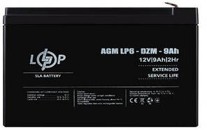 Акумулятор AGM 12 В, V, Вольт, 9 ампер годин, ач, АН, DZM, для електровелосипеда