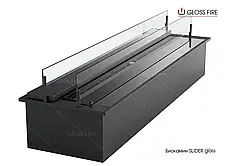 Дизайнерський біокамін Slider glass 600 GlossFire GIF, фото 4