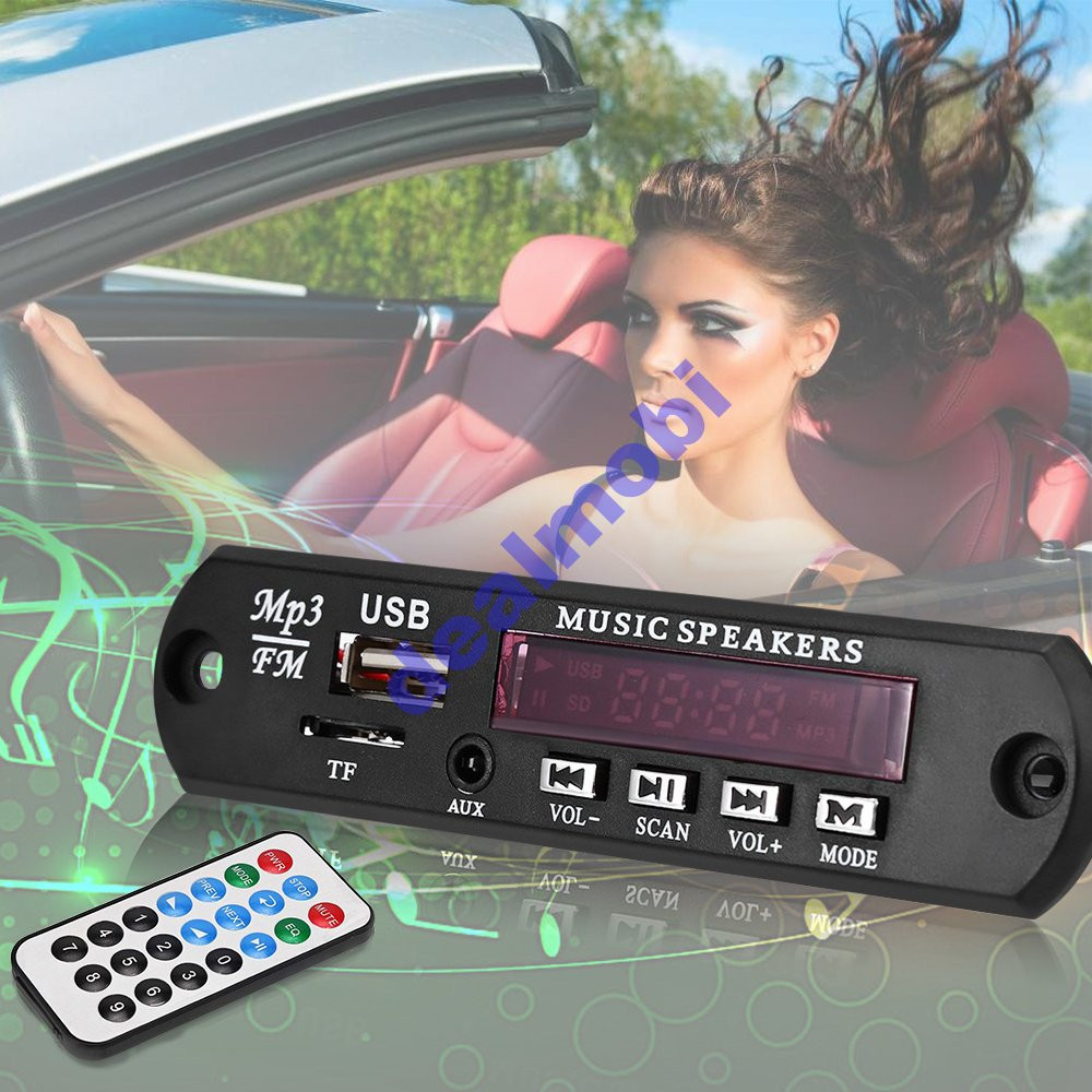 MP3 плеєр-модуль декодер із пультом ДК і USB/SD/FM 12 В