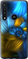 Чехол на Motorola One Macro Узор 46 "2897u-1812-18101"