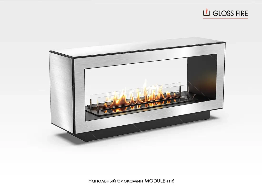 Підлоговий біокамін Module-m6 GlossFire GIF