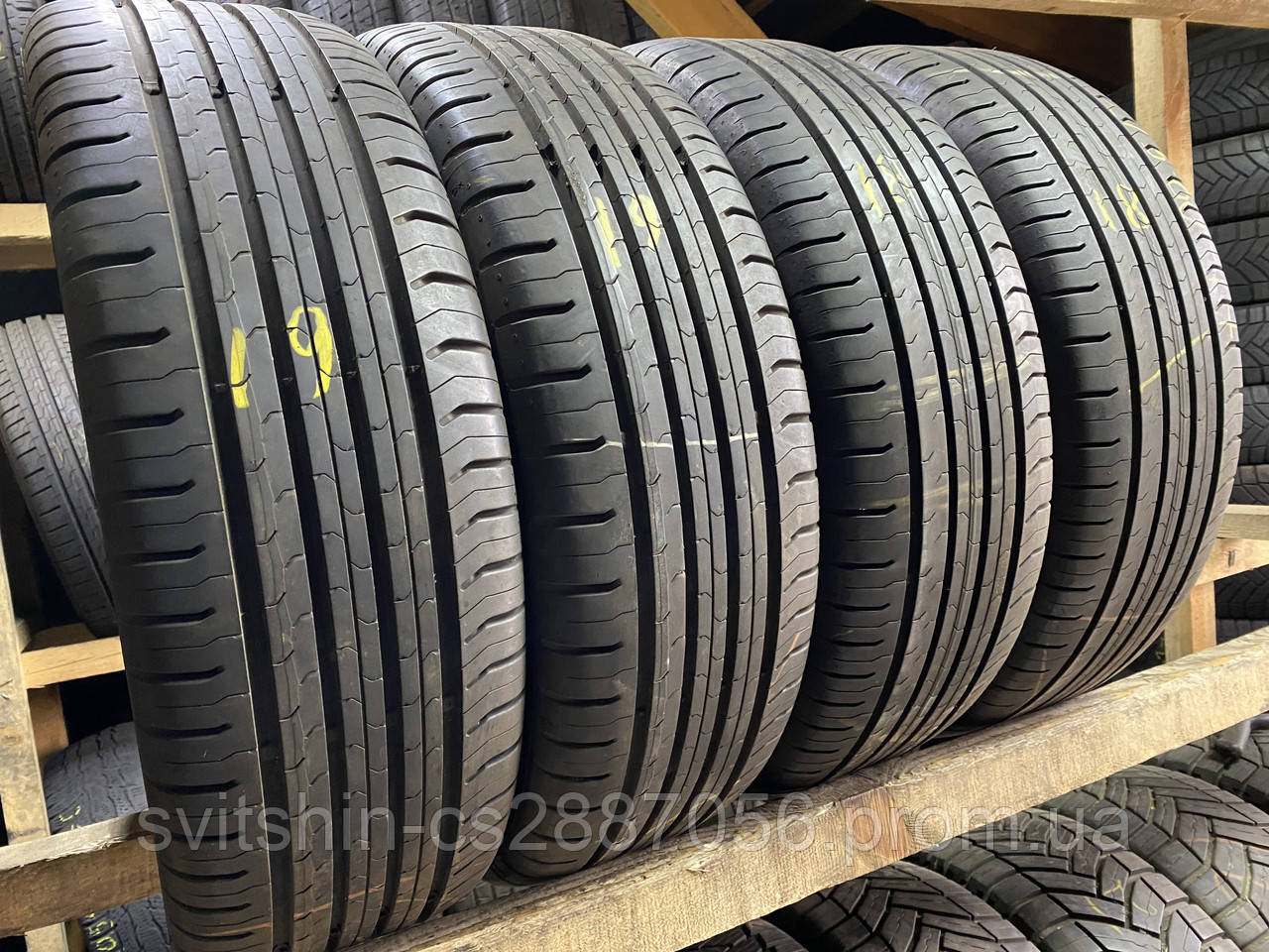 Літні Шини 215/60R17 Continental ContiEcoContact5 6.5-7мм 4шт